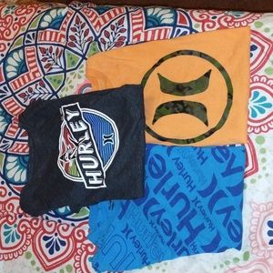 Hurley boys t-shirts: (size 7-8)